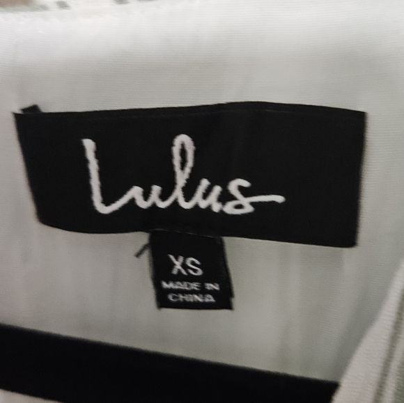 Lulus fit and flare style button down striped dress size xs - Picture 3 of 16